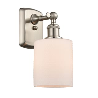 A thumbnail of the Innovations Lighting 516-1W Cobbleskill Brushed Satin Nickel / Matte White