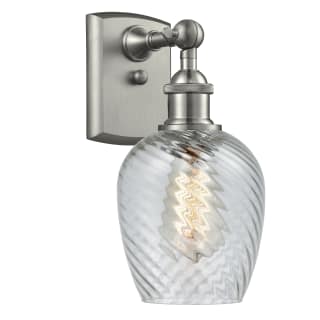 A thumbnail of the Innovations Lighting 516-1W Salina Brushed Satin Nickel / Clear Fluted
