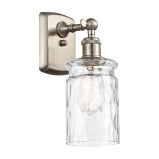 A thumbnail of the Innovations Lighting 516-1W Candor Brushed Satin Nickel / Clear Waterglass