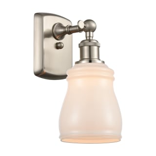 A thumbnail of the Innovations Lighting 516-1W Ellery Brushed Satin Nickel / White