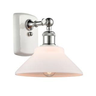 A thumbnail of the Innovations Lighting 516-1W Orwell White and Polished Chrome / Matte White