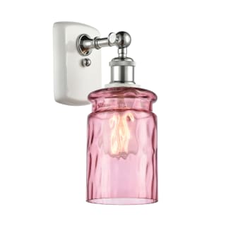 A thumbnail of the Innovations Lighting 516-1W Candor White and Polished Chrome / Sweet Lilac Waterglass