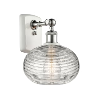 A thumbnail of the Innovations Lighting 516-1W-10-8 Ithaca Sconce White Polished Chrome / Clear Ithaca