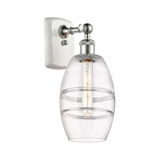 A thumbnail of the Innovations Lighting 516-1W-10-6 Vaz Sconce White Polished Chrome / Clear