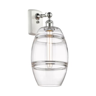 A thumbnail of the Innovations Lighting 516-1W-11-8 Vaz Sconce White Polished Chrome / Clear