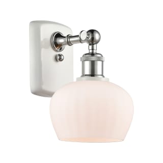 A thumbnail of the Innovations Lighting 516-1W Fenton White and Polished Chrome / Matte White