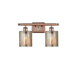 A thumbnail of the Innovations Lighting 516-2W Cobbleskill Antique Copper / Mercury