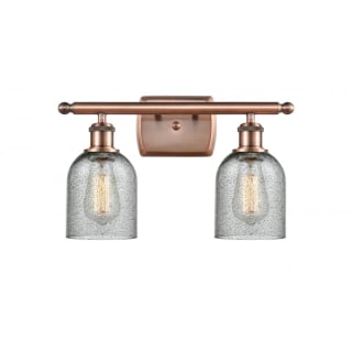 A thumbnail of the Innovations Lighting 516-2W Caledonia Antique Copper / Charcoal