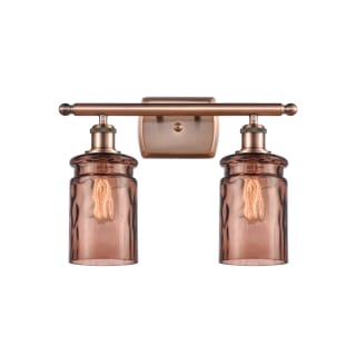 A thumbnail of the Innovations Lighting 516-2W Candor Antique Copper / Toffee Waterglass