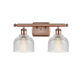 A thumbnail of the Innovations Lighting 516-2W Dayton Antique Copper / Clear