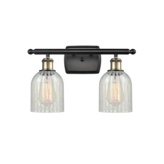 A thumbnail of the Innovations Lighting 516-2W Caledonia Black Antique Brass / Mouchette