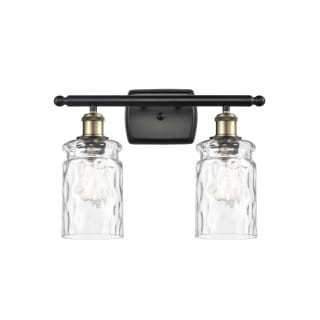 A thumbnail of the Innovations Lighting 516-2W Candor Black Antique Brass / Clear Waterglass