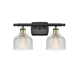 A thumbnail of the Innovations Lighting 516-2W Dayton Black Antique Brass / Clear