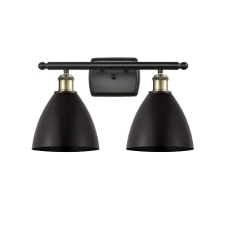 A thumbnail of the Innovations Lighting 516-2W-11-18 Bristol Vanity Black Antique Brass / Matte Black