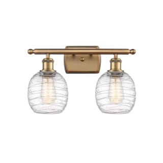 A thumbnail of the Innovations Lighting 516-2W-11-16 Belfast Vanity Brushed Brass / Deco Swirl