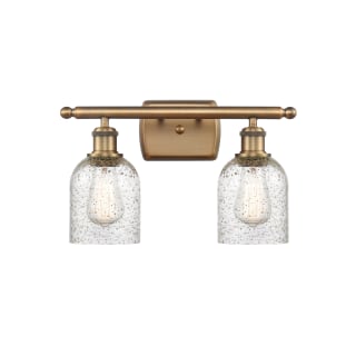 A thumbnail of the Innovations Lighting 516-2W-12-16 Caledonia Vanity Mica / Brushed Brass