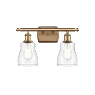 A thumbnail of the Innovations Lighting 516-2W Ellery Brushed Brass / Clear