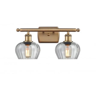 A thumbnail of the Innovations Lighting 516-2W Fenton Brushed Brass / Clear