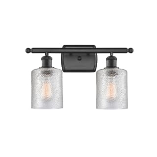 A thumbnail of the Innovations Lighting 516-2W Cobbleskill Matte Black / Clear