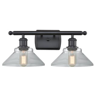 A thumbnail of the Innovations Lighting 516-2W Orwell Matte Black / Clear