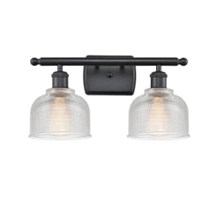 A thumbnail of the Innovations Lighting 516-2W Dayton Matte Black / Clear