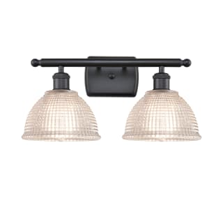 A thumbnail of the Innovations Lighting 516-2W Arietta Matte Black / Clear