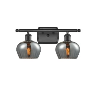 A thumbnail of the Innovations Lighting 516-2W Fenton Matte Black / Plated Smoked