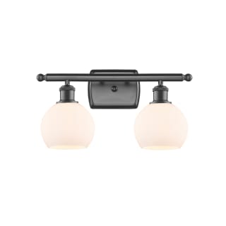 A thumbnail of the Innovations Lighting 516-2W-9-16 Athens Vanity Oil Rubbed Bronze / Matte White