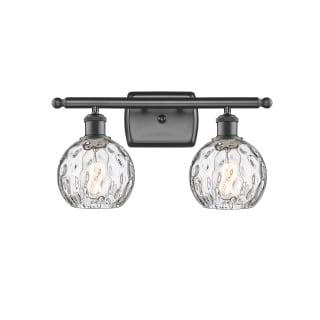 A thumbnail of the Innovations Lighting 516-2W-11-16 Athens Vanity Oil Rubbed Bronze / Clear Water Glass