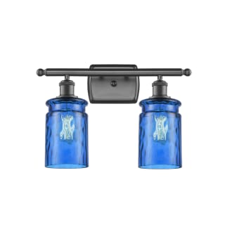 A thumbnail of the Innovations Lighting 516-2W Candor Oil Rubbed Bronze / Princess Blue Waterglass