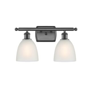 A thumbnail of the Innovations Lighting 516-2W Castile Oil Rubbed Bronze / White