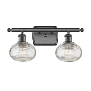 A thumbnail of the Innovations Lighting 516-2W-8-16 Ithaca Vanity Oil Rubbed Bronze / Clear Ithaca