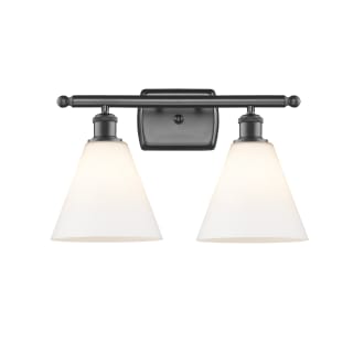 A thumbnail of the Innovations Lighting 516-2W-11-18 Berkshire Vanity Oil Rubbed Bronze / Matte White