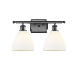 A thumbnail of the Innovations Lighting 516-2W-11-18 Bristol Vanity Oil Rubbed Bronze / Matte White