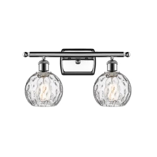 A thumbnail of the Innovations Lighting 516-2W-11-16 Athens Vanity Polished Chrome / Clear Water Glass