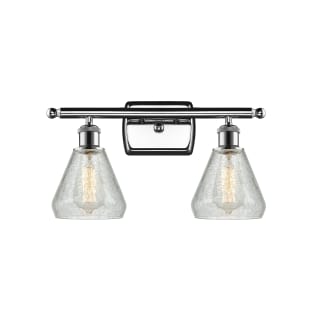 A thumbnail of the Innovations Lighting 516-2W Conesus Polished Chrome / Clear Crackle