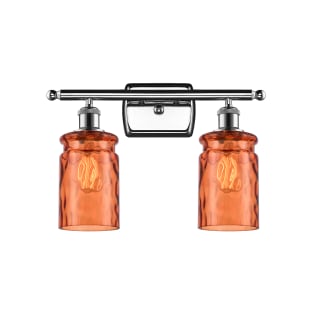 A thumbnail of the Innovations Lighting 516-2W Candor Polished Chrome / Turmeric Waterglass