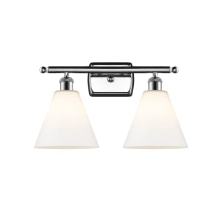 A thumbnail of the Innovations Lighting 516-2W-11-18 Berkshire Vanity Polished Chrome / Matte White