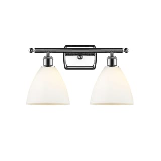 A thumbnail of the Innovations Lighting 516-2W-11-18 Bristol Vanity Polished Chrome / Matte White