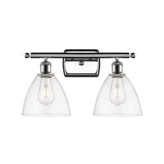 A thumbnail of the Innovations Lighting 516-2W-11-18 Bristol Vanity Polished Chrome / Clear