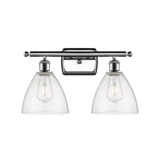 A thumbnail of the Innovations Lighting 516-2W-11-18 Bristol Vanity Polished Chrome / Seedy