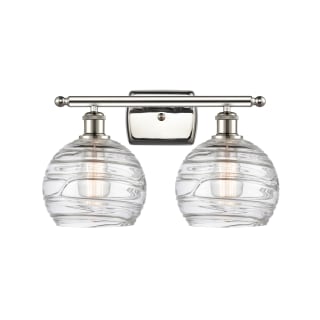 A thumbnail of the Innovations Lighting 516-2W Deco Swirl Polished Nickel / Clear