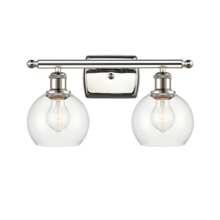 A thumbnail of the Innovations Lighting 516-2W-9-16 Athens Vanity Polished Nickel / Clear