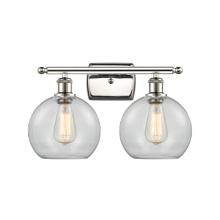 A thumbnail of the Innovations Lighting 516-2W-11-18 Athens Vanity Polished Nickel / Clear