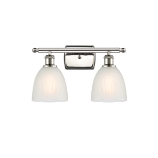 A thumbnail of the Innovations Lighting 516-2W Castile Polished Nickel / White