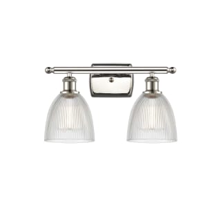 A thumbnail of the Innovations Lighting 516-2W Castile Polished Nickel / Clear