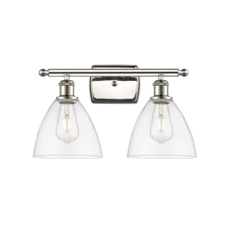 A thumbnail of the Innovations Lighting 516-2W-11-18 Bristol Vanity Polished Nickel / Clear