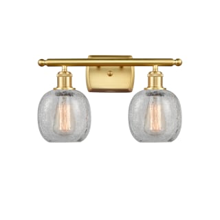 A thumbnail of the Innovations Lighting 516-2W-11-16 Belfast Vanity Clear Crackle / Satin Gold