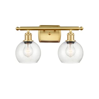 A thumbnail of the Innovations Lighting 516-2W-10-16 Athens Vanity Satin Gold / Seedy