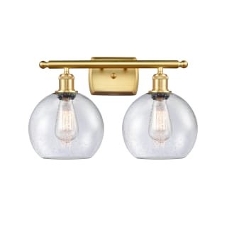 A thumbnail of the Innovations Lighting 516-2W-12-18 Athens Vanity Satin Gold / Seedy